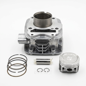 Kit de bloc-cylindre de moteur de scooter TVS NTORQ 125 de haute qualité, taille standard 53,50 mm, avec jeu de segments de piston standard OEM - Product Image 1