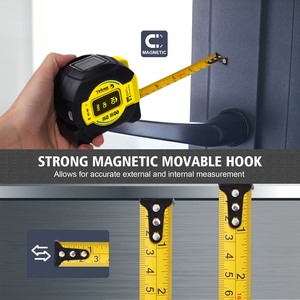 SMMT 2 IN1 Laser Tape Measure 50m/164ft Auto-Lock Retractable Steel Blade Imperial ODM OEM - Product Image 6