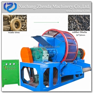 Automatic Waste <b>Tire</b> Recycling <b>Machine</b> Motor Engine High Capacity 30-40 <b>Tires</b>/Hour Eco-Friendly Whole <b>Tire</b> Shredder De-beader - Product Image 3
