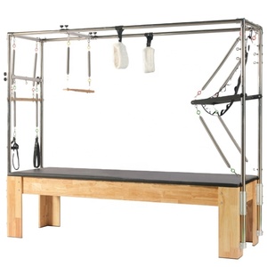 อุปกรณ์ออกกำลังกายโอ๊ค พิลาทิส แคดิลแลค รีฟอร์เมอร์ สำหรับฝึกพิลาทิส ใช้ในสตูดิโอและการออกกำลังกายระดับมืออาชีพ - Product Image 5