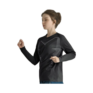 Outdoor <b>Hiking</b> Loose Quick Dry Sunscreen Loose Oversize Running Training Sports Fitness Breathable Long Sleeve T-<b>Shirt</b> - Product Image 1