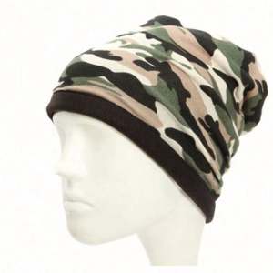 Cache-cou thermique en polaire noir à motif personnalisé, cache-visage tubulaire multifonctionnel, bandana d'hiver camouflage - Product Image 1