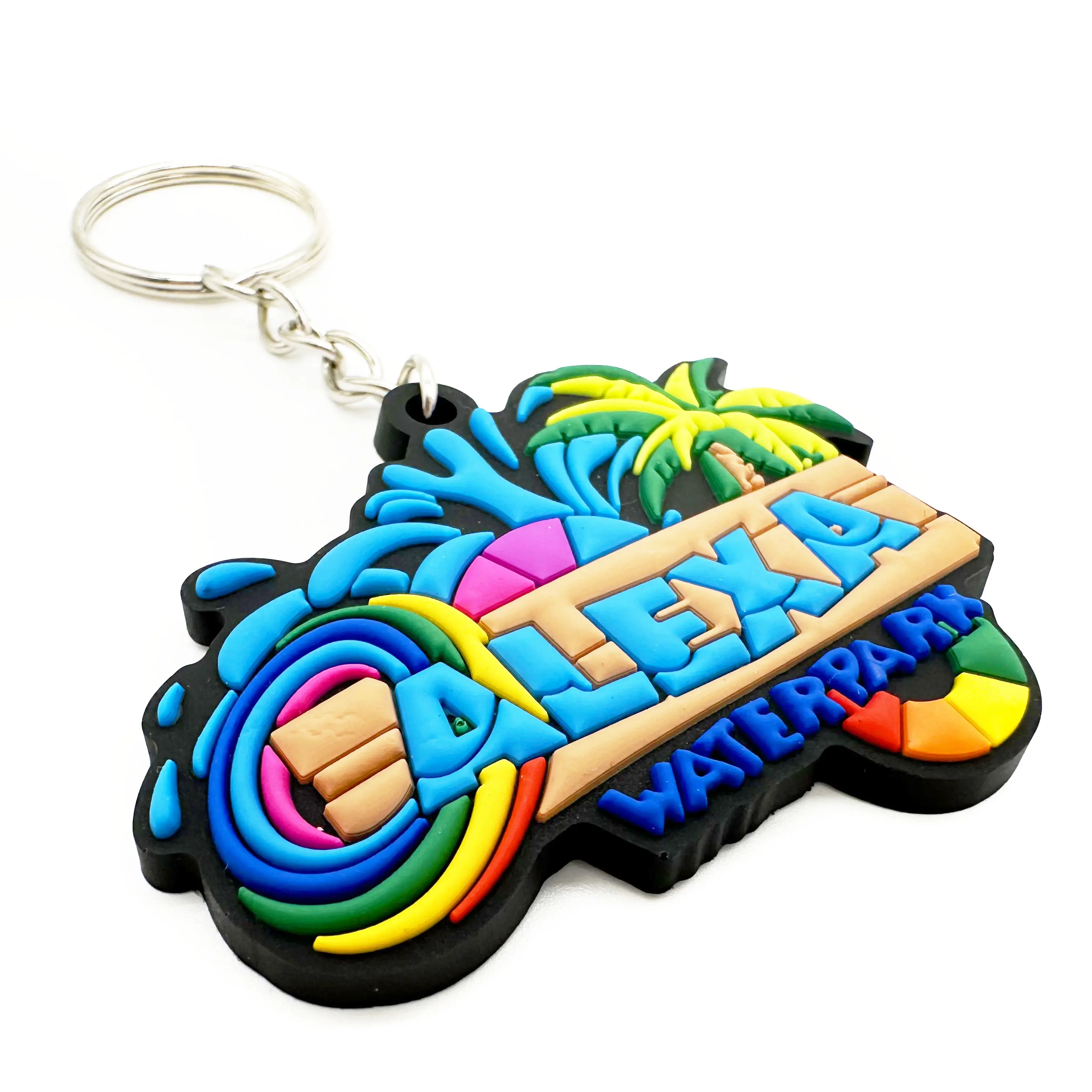 Free Design Rubber Keychain Personalized Custom 2/3D Soft PVC Branded Keychain Keychain Rubber Holder