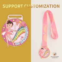 Médaille de Danse 3D Personnalisée Sojagy pour Compétition Sportive, Gymnastique, Danseuse, Ballerine