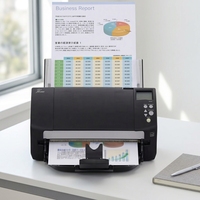 Scanner A4 recto-verso haute vitesse FI-7180, 80 ppm, 160 ipm, double CCD, 600 dpi, USB 3.0, professionnel