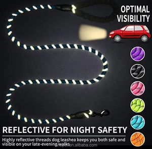 Новое поступление, популярный поводок для собак длиной 150 см, светоотражающий длинный поводок для прогулок с питомцами, поводок для собак - Product Image 3