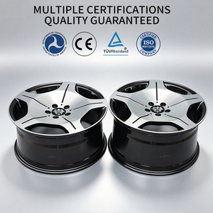 Ruedas FLowtone, Nuevo Diseño Cóncavo Pulido Personalizado, Ruedas <span class=keywords><strong>de</strong></span> Aleación <span class=keywords><strong>de</strong></span> 19 y 20 Pulgadas 5x112, Aluminio Aeronáutico, Universal - Product Image 4
