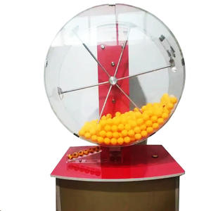 Machine à tirage de loterie personnalisée Airmix, jeux de souffleur de loterie, gros ballons de ping-pong, loterie chanceuse, machine à tirage de boules de loterie à <span class=keywords><strong>vendre</strong></span>, 500 boules - Product Image 1
