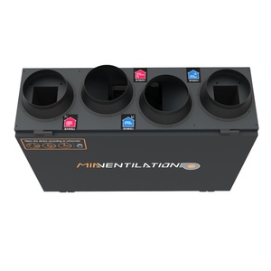 WIFI Control MIA 350m3/H <span class=keywords><strong>Hrv</strong></span>/ERV/mvhr Tipo montado en el techo Sistema de ventilación mecánica con recuperación de calor TUYA App - Product Image 4