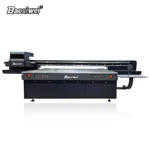 Baosiwei Large format printer JW-2513M UV Flatbed Printer For Glass Wood Metal PVC Acrylic Inkjet UV printer Printing Machine