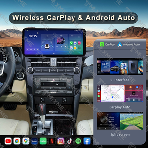 Cadre d'écran de voiture de haute qualité 12,3 pouces pour <span class=keywords><strong>TOYOTA</strong></span> CAMRY UV NOIR 2015-2017 LHD Accessoires intérieurs de voiture - Product Image 3