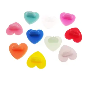 Rubber Pin Backs Love Heart Butterfly Clutch Backings Pin Keepers Cap For Badge