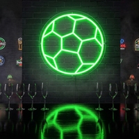 Ballon de football en dropshipping, design personnalisé, durabilité longue durée, néon LED, enseigne néon LED en acrylique personnalisée pour vendeur Etsy