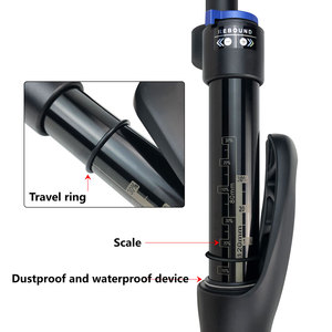 אביזרים לאופני חוף 20x4.0 26x4.0 מזלג קדמי מסגסוגת מגנזיום בולם זעזועים מזלג אוויר 135 מ\\\"מ לאופניים עם צמיגים רחבים - Product Image 5