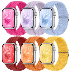 Gran oferta, paquete de 6 bandas elásticas trenzadas compatibles con <span class=keywords><strong>Apple</strong></span> <span class=keywords><strong>Watch</strong></span> Band para iWatch Series 9 8 7 6 5 4 3 2 1 <span class=keywords><strong>SE</strong></span> Ultra - Product Image 3