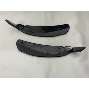 Smart 453 Front Bumper Lip <b>Splitter</b> Pair Carbon Fiber Style Lower Shovels For Retrofit Upgrade - Product Image 2