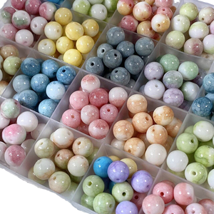 ลูกปัดมังกร 8 มม. เคลือบพอร์ซเลนและคริสตัล สำหรับงาน DIY ทำสร้อยข้อมือและสร้อยคอ - Product Image 1