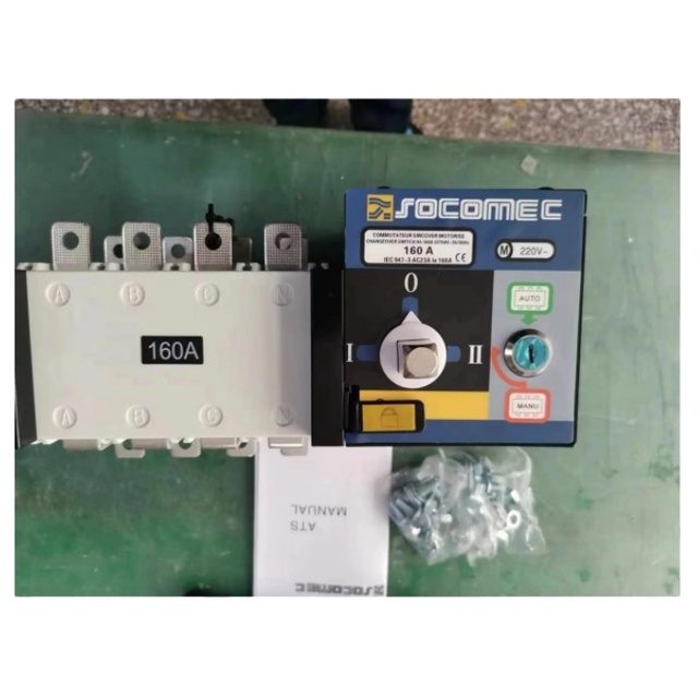 Socomec Automatic Transfer Switch ATS 100A 300A 500A 630A 1600A 3200A 4P Generator Switch