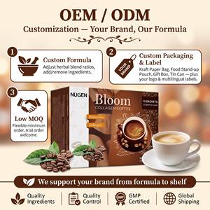 กาแฟสำเร็จรูปชนิดผงรสช็อกโกแลต รสชาติกลาง ไม่หวาน ไม่เปรี้ยว มีครีม น้ำตาล กลูเตน คอลลาเจน บลูมไวท์ บรรจุกล่อง - Product Image 6