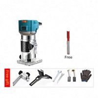 Fresas para Madera 220V 800W, Recortadora Eléctrica para Trabajar la Madera, Fresadora, Grabadora, Ranuradora, Recortadora, Máquina de Tallado Manual