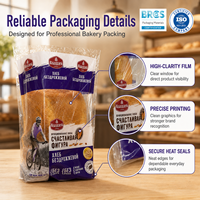 Sacs à pain micro-perforés en PP de qualité alimentaire pour machine automatique d'emballage de boulangerie, vente en gros