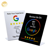 Carte NFC de haute qualité pour avis Google 213 13,56 MHz PVC Taille standard Promotion sociale Instagram TikTok