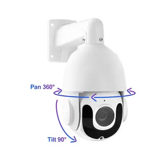 18X Zoom 5Mp Dome 360 Rotation PTZ Camera IMX335 Sensor With Outdoor Poe Camera