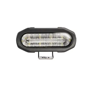 Thiết Kế Mới 6 "20W Xe Chuyển Đổi Đèn Xếp Màu Đỏ Phía Sau Bumper Phản Xạ LED ATV Phanh Ánh Sáng Cho Offroad 4WD 4X4 Xe Tải Thuyền SUV