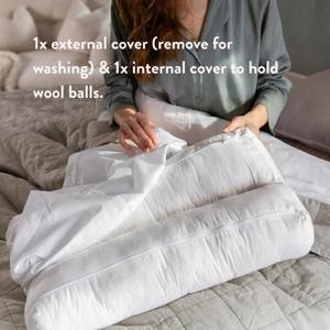 Bantal Anti mendengkur ortopedi wol untuk menghentikan mendengkur keras dan meningkatkan mitra produsen tidur - Product Image 6