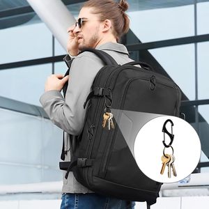 Attaches de fermeture éclair antivol, verrous de fermeture éclair pour sacs à dos, mousquetons à ressort double face, dissuasifs contre le vol pour bagages - Product Image 6