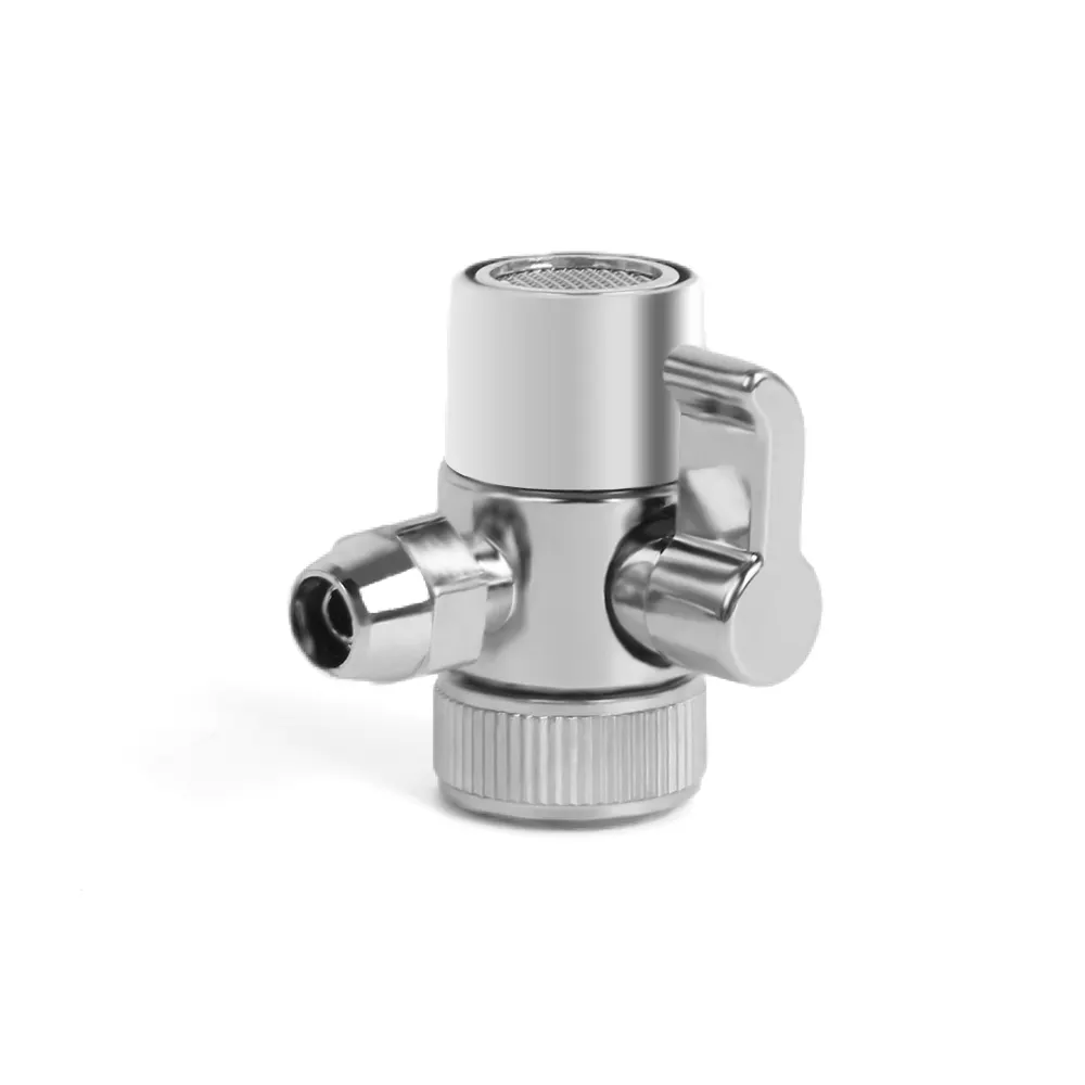 MSQ Counter Top Water Filters RO system Faucet Adapter Diverter Valve With Electroplated Handle