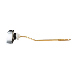Aojiele Levier de chasse d'eau pour réservoir de toilettes, poignée en laiton, vanne de chasse latérale en alliage de zinc, pièce de rechange B07 - Product Image 2