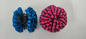 Kẹp vuốt tóc in Séc cỡ lớn Điềm báo thời trang phụ kiện tạo kiểu tóc bằng vải sành điệu Phụ kiện tóc hợp thời trang - Product Image 3