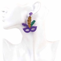 2025 nouveau acrylique Mardi Gras boucles d'oreilles mode bijoux exagéré homard Clown chapeau bouche plume boucles d'oreilles pour femmes accessoires