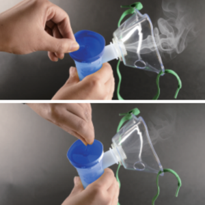 Dùng Một Lần Mặt Nạ Pvc Aerosol Aerochamber Cho Điều Trị Hô Hấp Y Tế Inhaler Spacer Máy Phun Sương Nhi Aerosol Điều Trị - Product Image 4