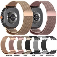Correa Magnética de Lujo Ultra2 para Reloj Watch8, Correa Milanesa Transpirable para Samsung Watch 8 Classic