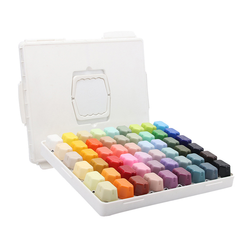 2021 оптовая продажа популярных художественных 30/80 мл 42/54 цветных гуашевых красок, объемные желейные чашки для начинающих.