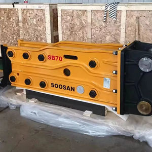 SOOSAN SB70 TOX TYPE Disjoncteur hydraulique disponible caractéristiques standard ciseau tuyau boîte à outils cylindre d'azote douze mois de garantie - Product Image 1