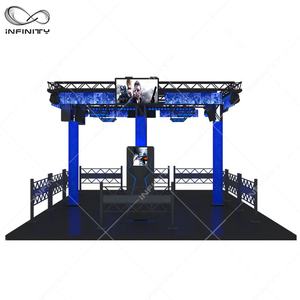 <span class=keywords><strong>Station</strong></span> de jeu de l'espace vr 9d, dispositif d'attraction d'attractions, jeux d'arcade vr, jeu de tir pour multijoueurs - Product Image 2