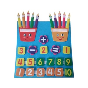 Feutre enseignement jouets crayon végétal calcul tableau d'illumination pour enfants cadeau pour enfants activité maternelle - Product Image 3