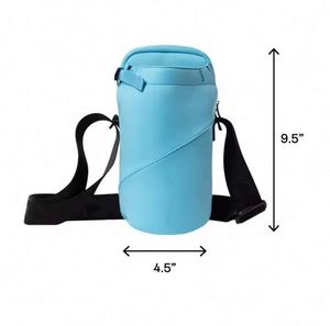 Échantillon gratuit : Pochette de transport pour bouteilles d'eau de sport, sacoche isotherme en néoprène pour camping en plein air, sac bandoulière ou sac de poitrine - Product Image 5