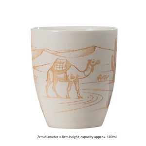 Taza <span class=keywords><strong>de</strong></span> Espresso <span class=keywords><strong>de</strong></span> Cerámica con Pintura <span class=keywords><strong>de</strong></span> Arena, Estilo Moderno Minimalista, Color Subesmaltado, Puede Imprimirse Logotipo, Informe FCM para Envío Directo a <span class=keywords><strong>Shein</strong></span> - Product Image 6