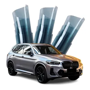 Film teinté pour vitres de voiture BKE Nano Ceramic avec changement de couleur et auto-réparation, protection solaire bleu clair - Product Image 1