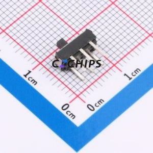 MS-22D16-G2 Slide Switch Through hole Component (THT) Switch Double Pole Double Throw Rectangle Pin Header PC Pin 9.1mm - Product Image 2