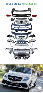 Pare-chocs de voiture Kit de carrosserie complet W166 ML Upgrade W166 GLE Class GLE63 Face Lift Facelift pour <span class=keywords><strong>Mercedes</strong></span> W164 M Class ML - Product Image 3