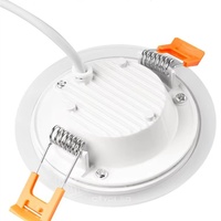 Spotlights de qualité supérieure, panneau lumineux LED en verre encastré, downlight LED COB bicolore en verre, panneau lumineux LED en verre pour étagère