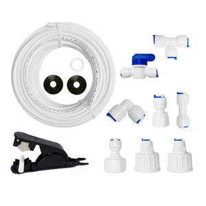 Универсальный Соединительный Набор 15 м 20 м впускной трубы для воды 1/4 дюймов до 3/8 дюймов соединитель для шланга для холодильника с резаком для шланга - Product Image 1