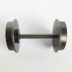 הו/oo מד דיוק אקדח מט ברזל שחור פליז רכבת עם שיח בידוד חד צדדי (כיתה תעשייתית/לא מסבים) - Product Image 2