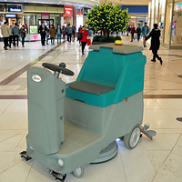 GRCEB GS560 Mini-épurateur de sol électrique avec brosse de 22 pouces et brosse latérale 1500W Balayeuse de route Nouveau