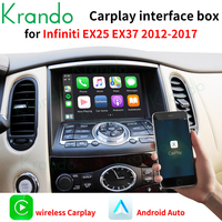 Boîtier d'interface CarPlay Krando pour Infiniti EX FX G M Q QX JX Interface sans fil CarPlay Android Auto Module Plug and Play